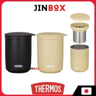Thermos Vacuum Insulated Tea Tumbler 400ml/500ml Stone Black (JTB-400FI/500FI)