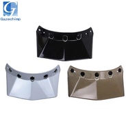 [Gazechimp] 5-Snap Helmet Peak Open Shield Retro Motorcycle Helmet Sun Visor Protective Shield