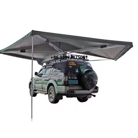 Outdoor 4x4 Awing Car Roof Tent Quick Open Large 270 Degree Roof Side Awning Free Standing for Cars 