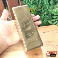 Replika Emas Batangan 1000 gram Replika Logam Mulia Diecast Emas Miniatur Emas Bahan Kuningan