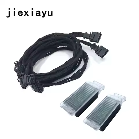 1Set of LED Footwell Light Footsteps Space Lamp & Cable For Golf 7 MK7 Passat 3G B8 5GG947409 5GG 94