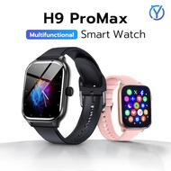 【Local Stock】LAXASFIT New H9 Pro Max / S9 Smartwatch Bluetooth Talk Sports Fitness Tracker Health Mo