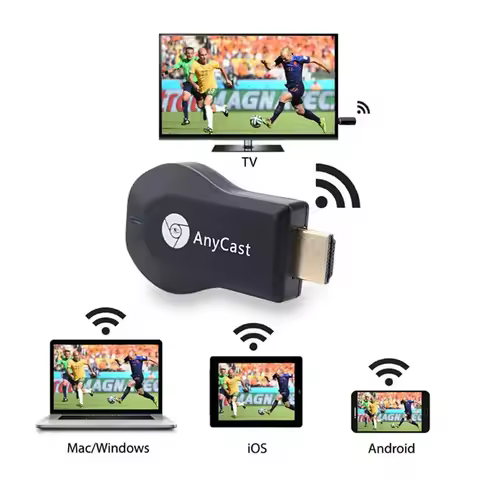 Anycast M4 PLUS HD 1080P Wireless Media Player Streamer Wifi HDMI-compatible Display Dongle for Proj