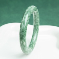 TIMESWIND Natural Jade Luck Bless Women Bangle Dark/Light Green Bracelet Y1B