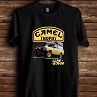 เสื้อยืด Camel Trophy Badge Land Rover Range Discovery Series Adventure T-Shirt S - 3XL เสื้อเชิ้ตแขนสั้น เสื้อยืดคอ