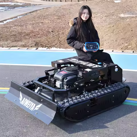 Customized AWY-900 All-Terrain Zero-Turn Remote Mower, 1500W*2 Brushless Motors for Stable Mowing sn