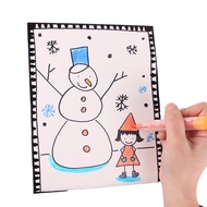 Children arts and crafts cardboard coloring camera hand-painted kindergarten creative art materials diy kit