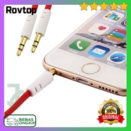 3.5mm To 3.5mm AUX Cable 1 Meter TRS HiFi Noodle Rovtop S-IP4G-BDesign
