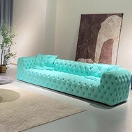 baxter Designer Nordic Italian Minimalist Sofa Postmodern Light Luxury American Full Button Tech Fab