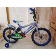 MONTANA 18 inch BMX Bike for Kids (MOTORCYCLE SPOKES) ( biru / BLUE)