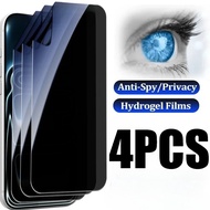 4PCS Frosted Matte Hydrogel Film For Lava Blaze Amoled Curve Dragon Duo Nxt 1X 2 3 X Pro 4G 5G Ultra