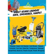 Terbaruuu!!! Paket Usaha Laundry Cuci Karpet,Sofa, Springbed