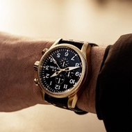 下單即贈品牌籃球　VOLANTE 系列 金色黑面計時碼錶