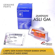 LAMPU SEIN KANAN FENDER BAWAH SPION CHEVROLET AVEO SONIC ORI GM