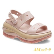Crocs mega crush sandal รองเท้าแตะรัดส้นผู้หญิง รองเท้าใส่ไปทะเล รองเท้าแตะ รองเท้าชายหาด 5 สี|207989