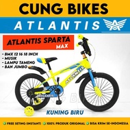 Sepeda Anak Laki BMX Ukuran 12 16 18 Inch ATLANTIS SPARTA Ban Jumbo