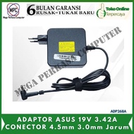 ORIGINAL Asus 19v 3.42a Laptop Charger Adapter 4.5mm 3.0mm Plug