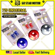 UNIVERSAL T10 LED BULB SIGNAL LIGHT BULB EXTRA BRIGHT TERANG LED INSIDE LC135 SRL110 LEGANDA115 RS15
