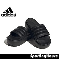 Adidas Adilette Platform Slides – Cushioned EVA Outsole, Contoured Footbed