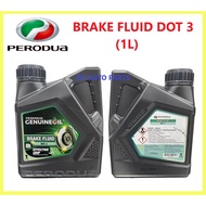 100% Original Genuine Perodua Brake Fluid Dot 3 1L Minyak Brake Dot3 Brake Oil Minyak Brake Myvi Alz