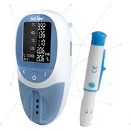 Lipid Monitor Meter Kit - 5 in 1 Cholesterol, HDL, Triglycerides Test - Complete Testing System for 