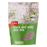 Coles Black Chia Seeds 200g.