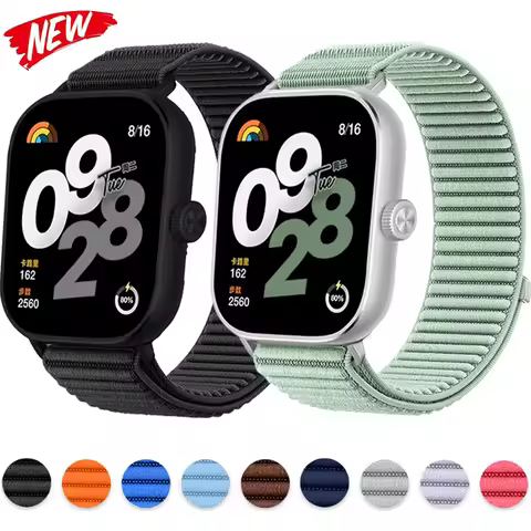 Mountain Wave Nylon Strap for Redmi Watch 6 5 4 Original Breathable Wristband Correa for Xiaomi Mi B