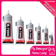 (KALIS AIR) MBHL B7000 Super Glue Transparent Adhesive for Phone Repair DIY Crafts Waterproof Gam Se