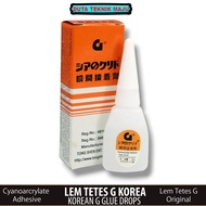 Lem Korea G Lem Asli Super / Lem Tetes G Original / Lem Cair G