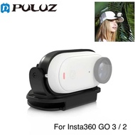 PULUZ for Insta360 GO3 / GO2 Easy Clip Hat Clip Quick Release Clamp Magnetic Frame Fixed Mount
