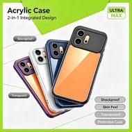 Silicon Acrylic shockproof Case foR POCO X8Pro X8Promax F8ultra F7 X7 Pro Ultra C85 C75 C71 C65 C61
