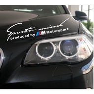 1pcs Fashion Car Sticker Sports Performance Headlight Stickers Eyebrow Decor for Bmw E90 E46 E39 E60