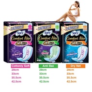 (FRESH BATCH) EW Sofy Comfort Nite Slim Wing Anti Bac Dry Net Period Pad Sanitary Pad 29cm 33cm 35.5