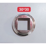 10 Stainless steel caps 304 KT 20*20-25*25-30*30-40*40-50*50