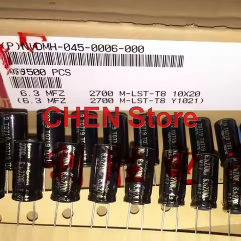 20PCS/lot original Rubycon MFZ 2700UF 6.3V 10X20mm 105C electrolytic capacitor 6.3V2700UF Free Shipp