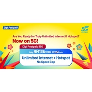 Limited Time Offer DiGi Postpaid Unlimited Internet Unlimited Hotspot DP 150 5G Same Infinite 150