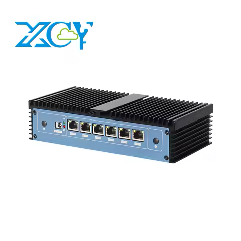 XCY Firewall X86 Router Mini PC 6x Ethernet intel i211AT NIC i7-6500U i5-6200U i3-6100U Windows Ubun