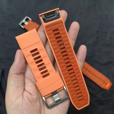 22mm 26mm Rubber Strap For Garmin Fenix 9 Pro Solar Fenix 8 E 7X 7 Pro 6X 6 5X/Epix/Tactix8 QuickFit