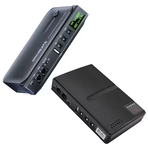 DC1018L DC1036L Portable UPS Backup Power Adapter 18W 36W 1A/2A 5V/9V/12V/15V/24V Uninterruptible Po