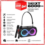 Vinnfier VF Tango XT6000 Portable Bluetoorh Karaoke Speaker 300W Party Light Effects 2 UHF Wireless 