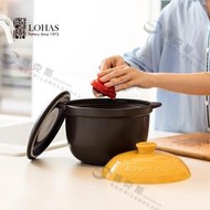 陸寶陶瓷鍋 砂鍋燉鍋煮飯煲湯鍋 樂彩雙層蓋陶鍋 2.8L燉鍋