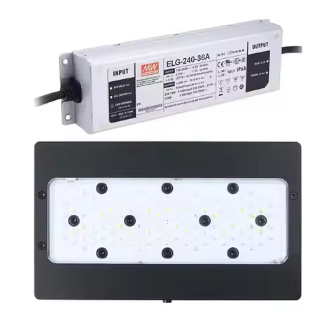 A8Pro II with 36V Meanwell Driver 240W Full Spectrum WIFI Coral Light Crees LED 8-Channels for Marin