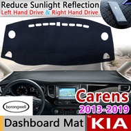For Kia Carens 2013~2019 Rp Anti-slip Mat Dashboard Cover Pad Sunshade Dashmat Carpet Car Accessorie
