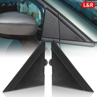 For Fiat 500 2012-2019 1 Pair Door Mirror Flag Cover Molding (Matte Black) 1SD00KX7AA/1SJ85KX7AA