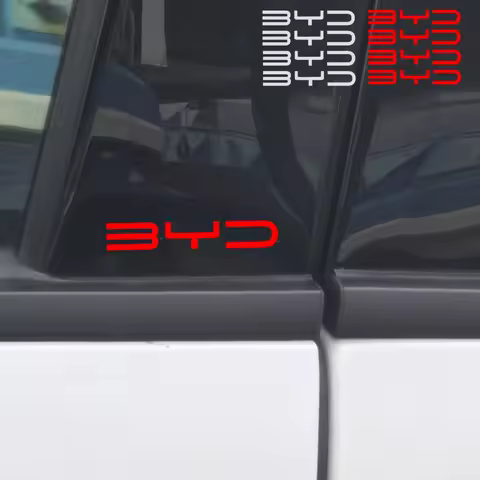 4Pcs Car Sticker Decal for BYD Atto 3 Act 3 Tang F3 E6 DMI Yuan Plus Song Plus EV F0 F3 Qin Pro