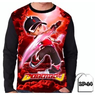 Boboiboy Galaxy Long Sleeve Shirt For Children And Adults With 3D Printing Motif LP-14