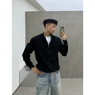 Lulu Same Style Canada Limited Seamless Jacquard Jacket Men Spring Autumn Hot-selling Slim-fit Stron