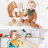 zebecc Soft Newborns Drooling Bib Breathable 4-Layer Burp Cloth for 0-24 Months Baby Comfortable Sal