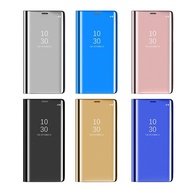 For iPhone 16e 15 16 Pro Max 15/16 Plus i15 i16 pro max i15+ i16+ i16e Smart Mirror Standable Flip P