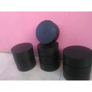 150x50 bearing rubber | 150mm diameter brick, 50mm thick, custom hole